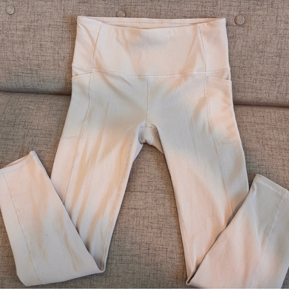 Cream Leggings
